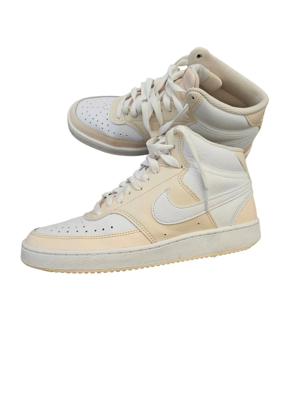 Nike Women's High-Top Sneakers Court Vision Mid Guava Ice White
